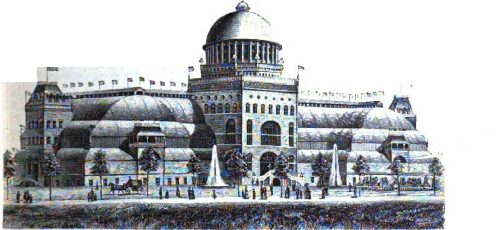 Domed institutional building with columns and landscaped grounds